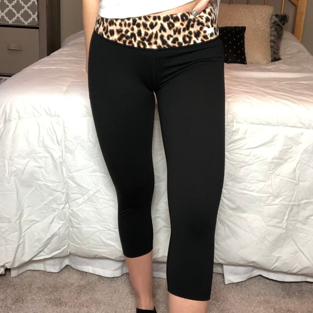 VS PINK Cropped reversible leggings